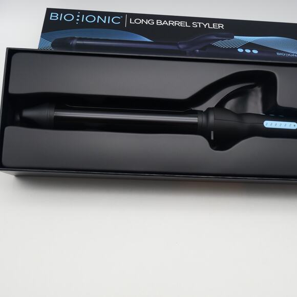 NEW BIO IONIC 1.25 Inch Long Barrel Styler Curling Iron for Various Hair Styles - Picture 5 of 6